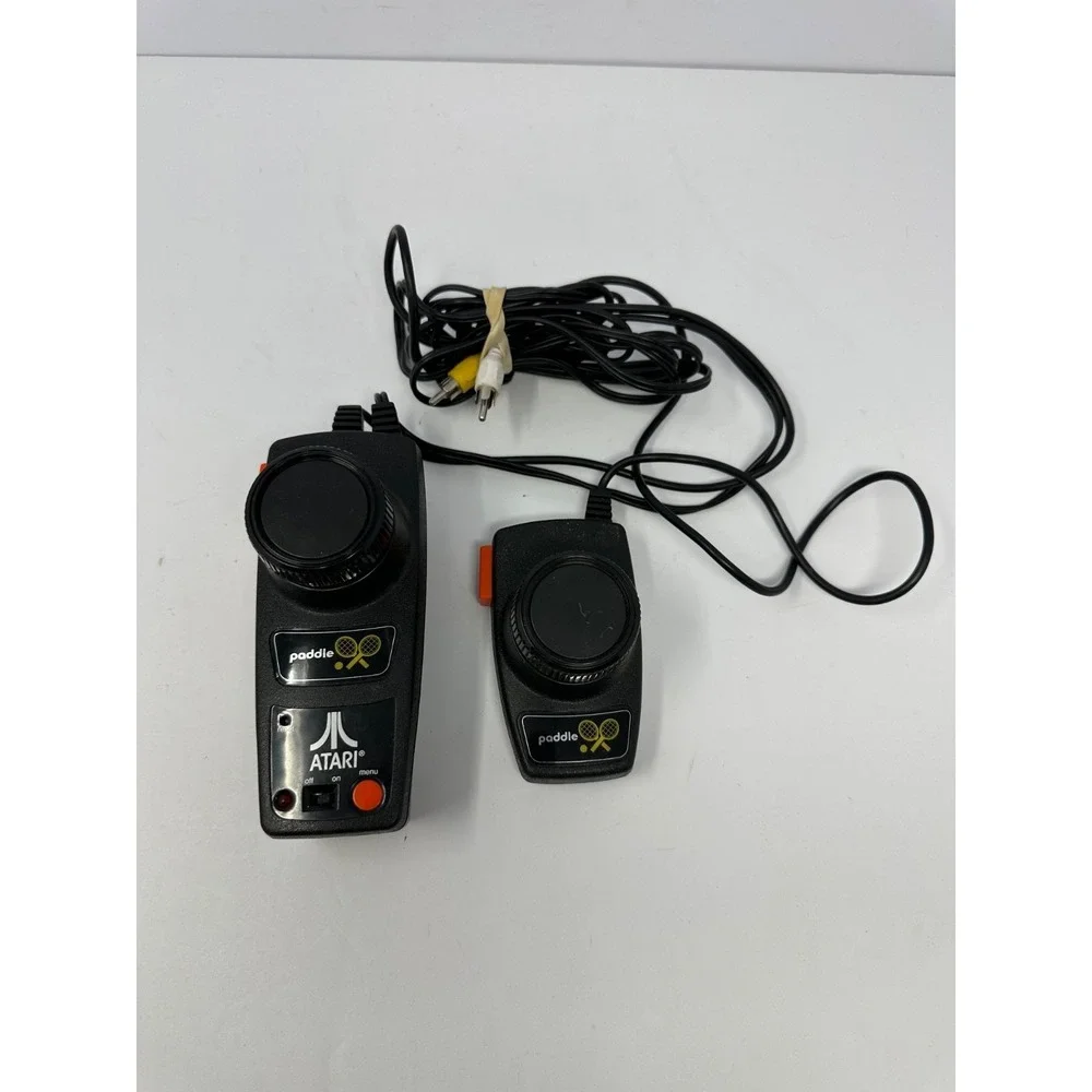 Vintage Atari Flashback Pong Paddles ~ Game Installed in Controller plug n play